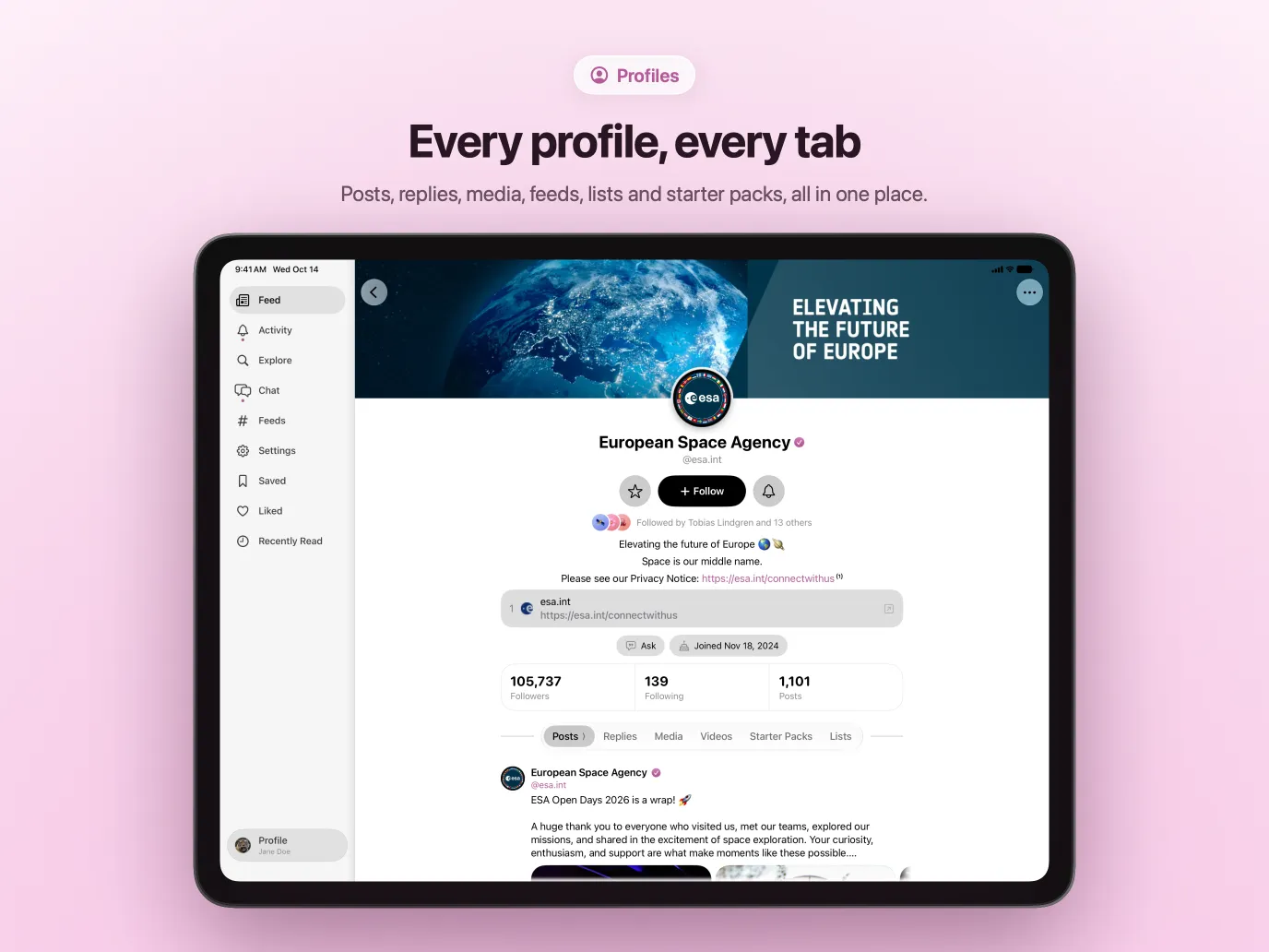 iPad: Every profile, every tab