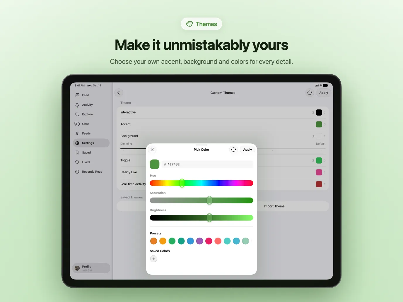 iPad: Make it unmistakably yours