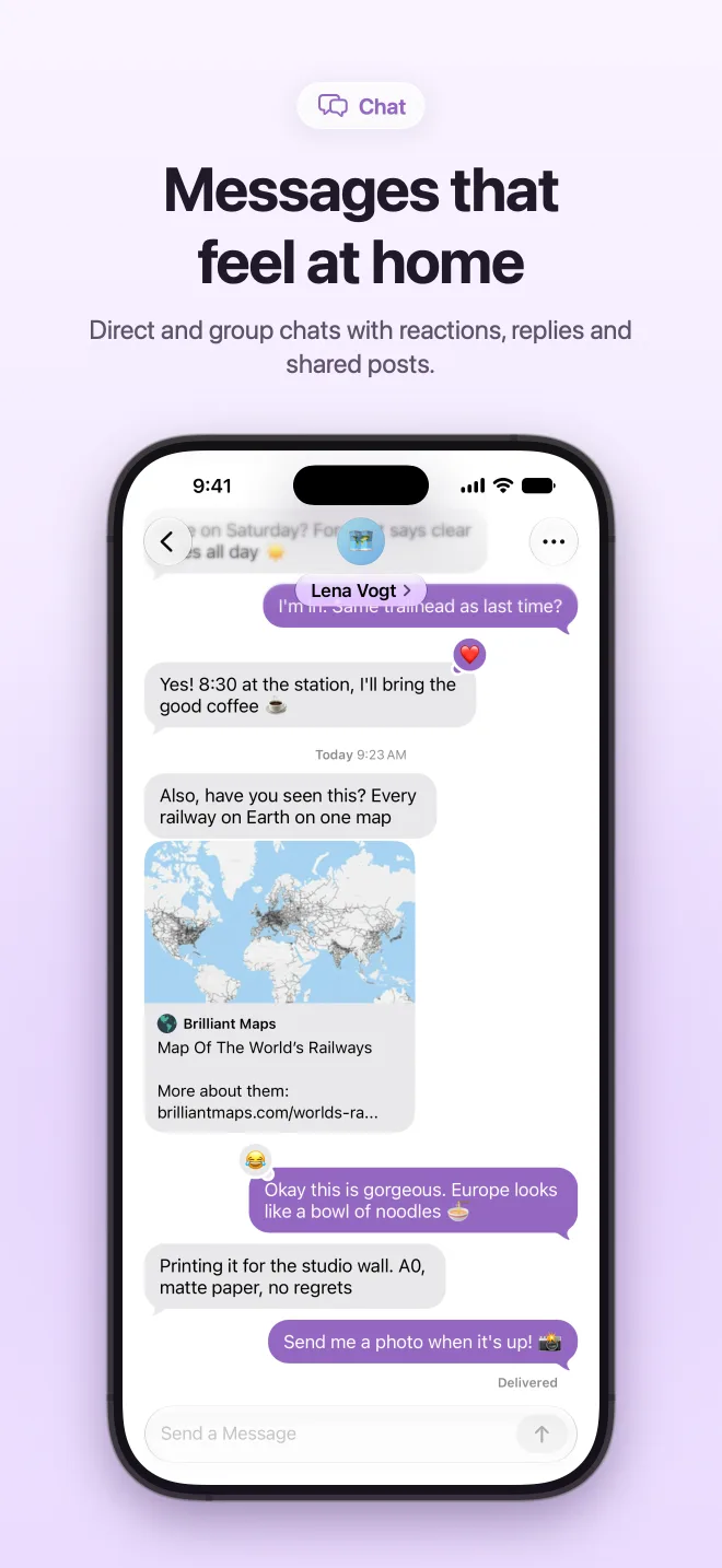 iPhone: Messages that feel at home