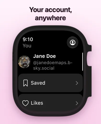 Apple Watch: Your account, anywhere